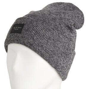 Rag & Bone New York Gray Knit Beanie Hat Unisex